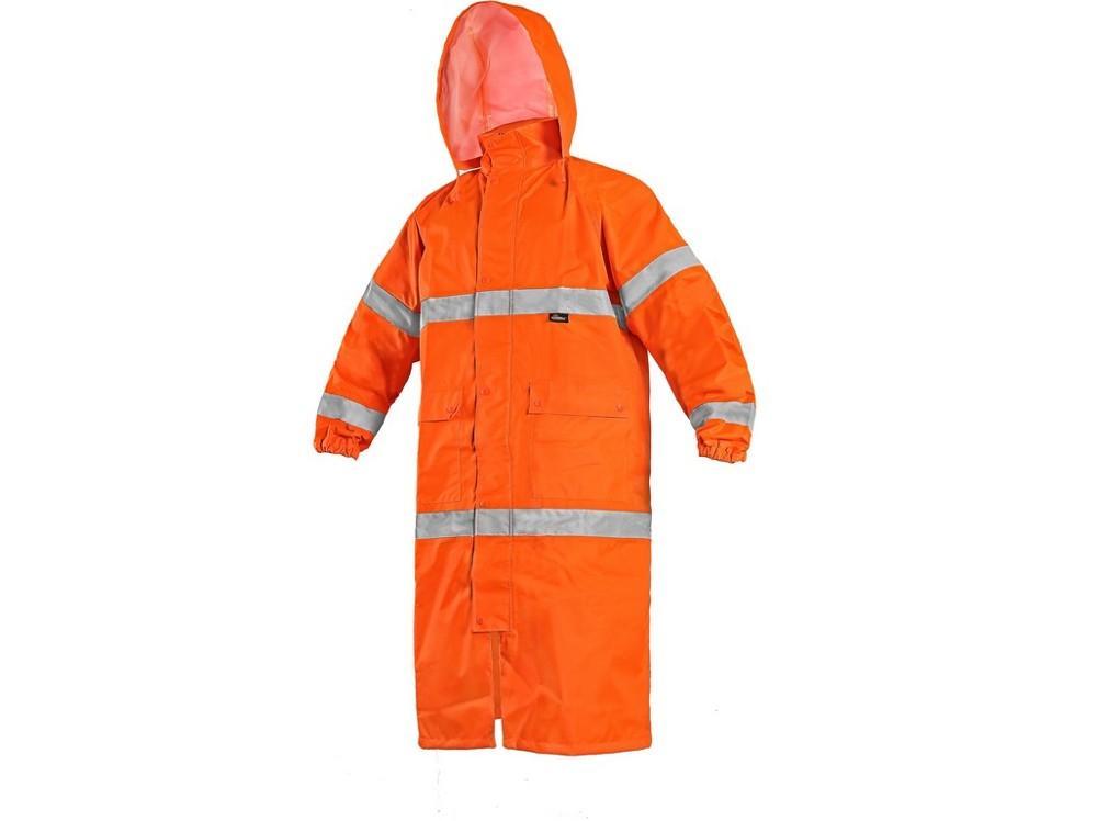 CXS plášť do deště BATH, výstražný, oranžový vel. 2XL