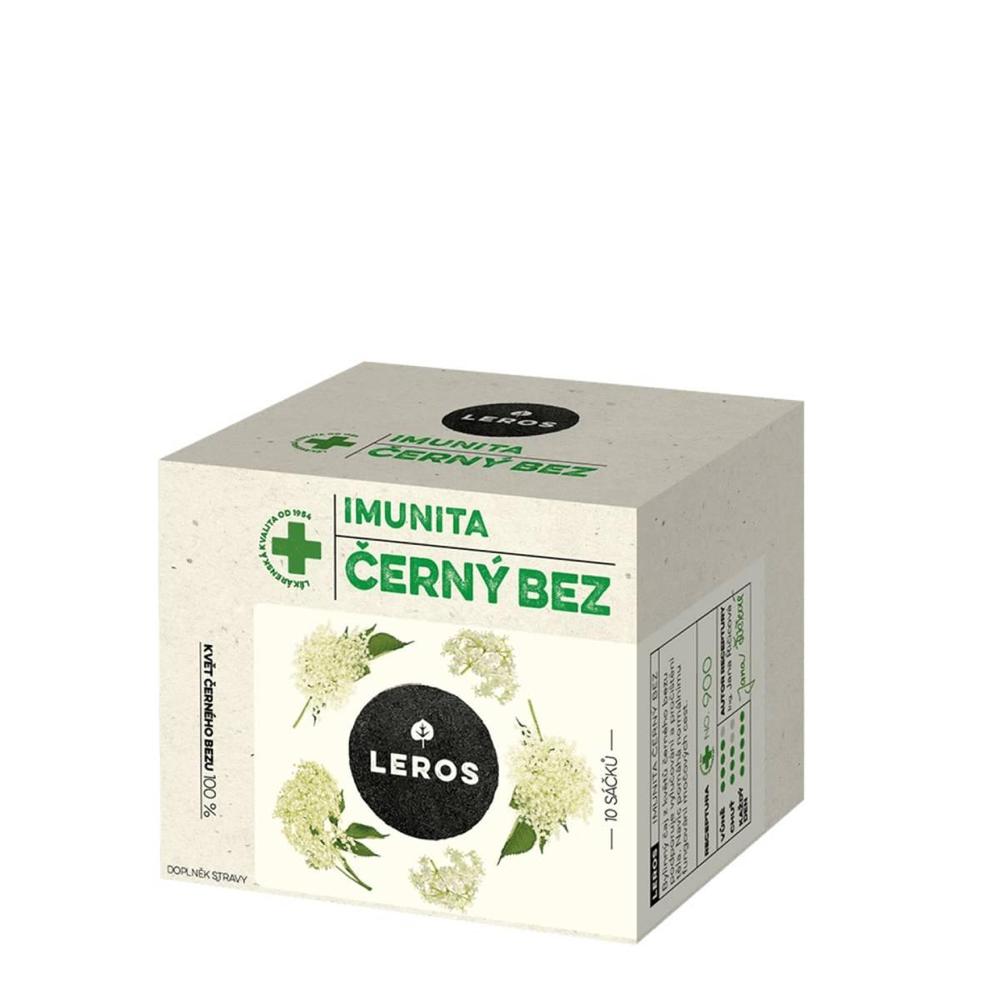 Leros bylinný čaj Černý bez - imunita/ 10 sáčků