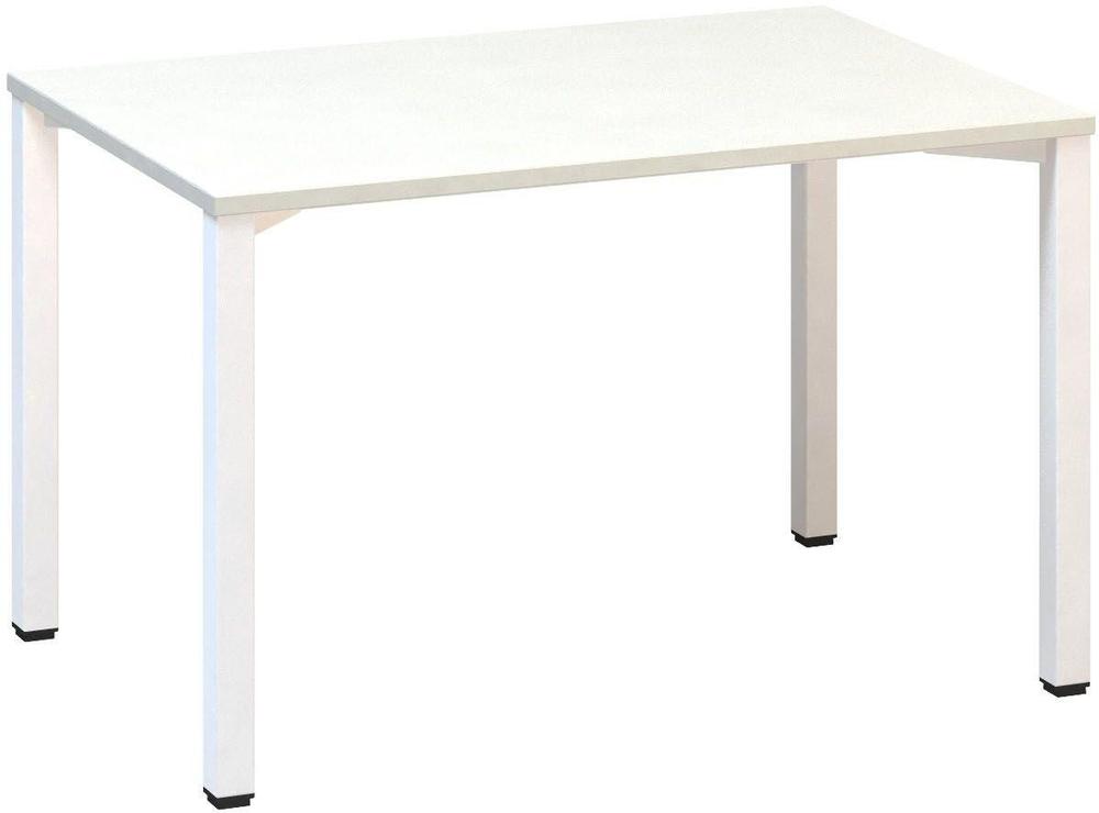 Kancelářský psací stůl ALFA 200 1200 x 800 mm, bílá / bílá