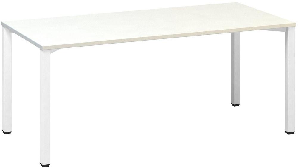 Kancelářský psací stůl ALFA 200 1800 x 800 mm, bílá / bílá