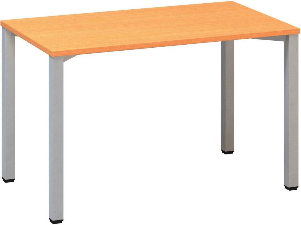 Kancelářský psací stůl ALFA 200 1200 x 700 mm, buk bavaria / šedá