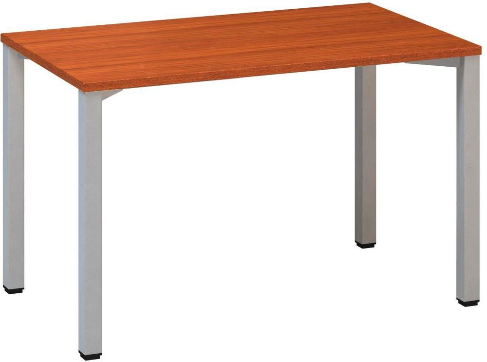 Kancelářský psací stůl ALFA 200 1200 x 700 mm, třešeň / šedá