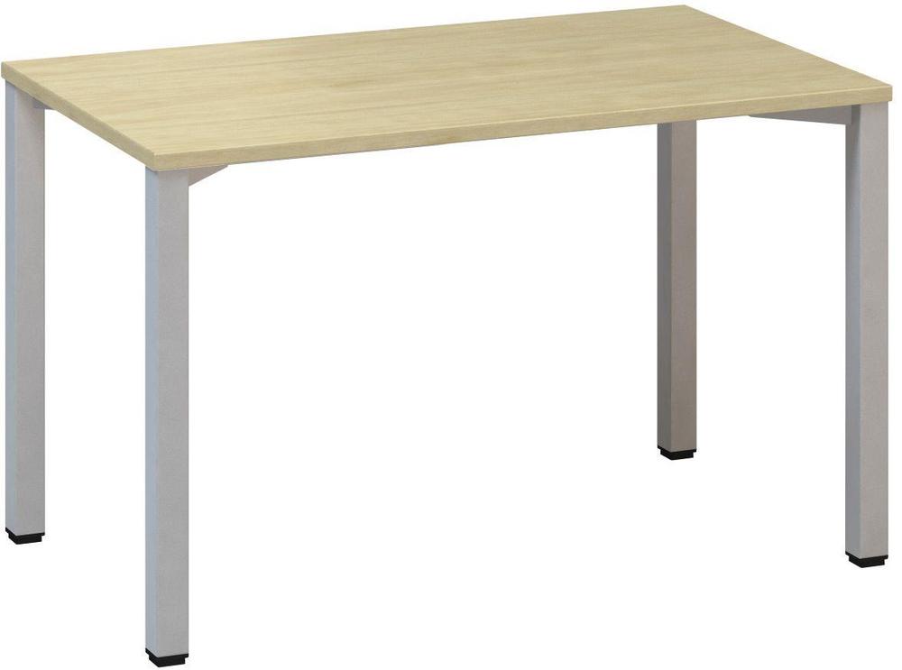 Kancelářský psací stůl ALFA 200 1200 x 700 mm, divoká hruška / šedá