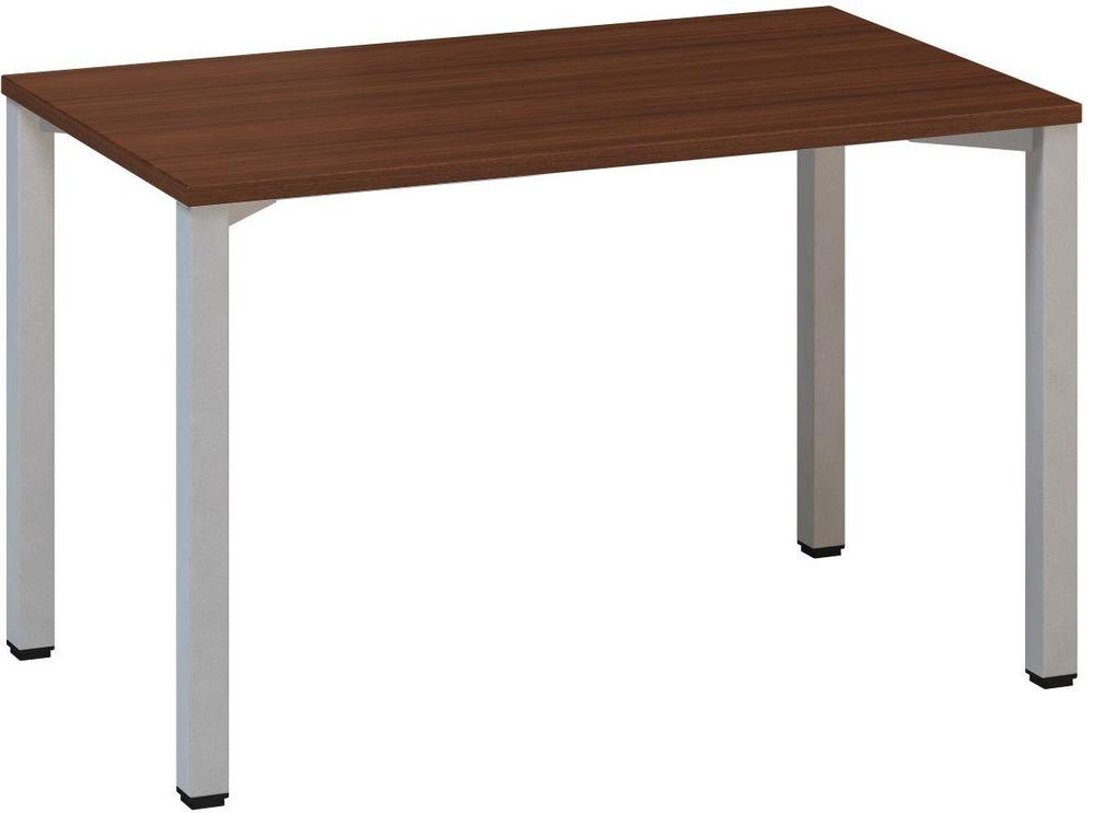Kancelářský psací stůl ALFA 200 1200 x 700 mm, ořech / šedá