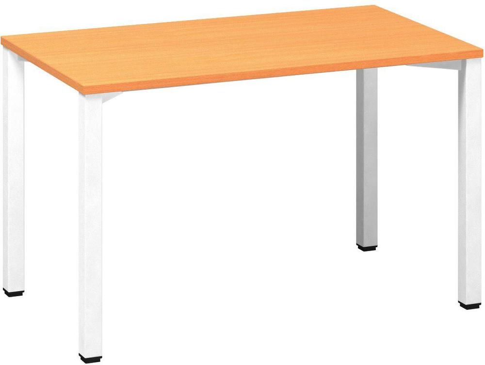 Kancelářský psací stůl ALFA 200 1200 x 700 mm, buk bavaria / bílá