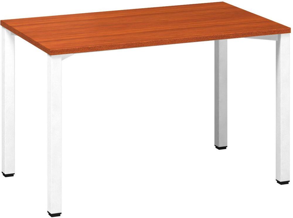 Kancelářský psací stůl ALFA 200 1200 x 700 mm, třešeň / bílá