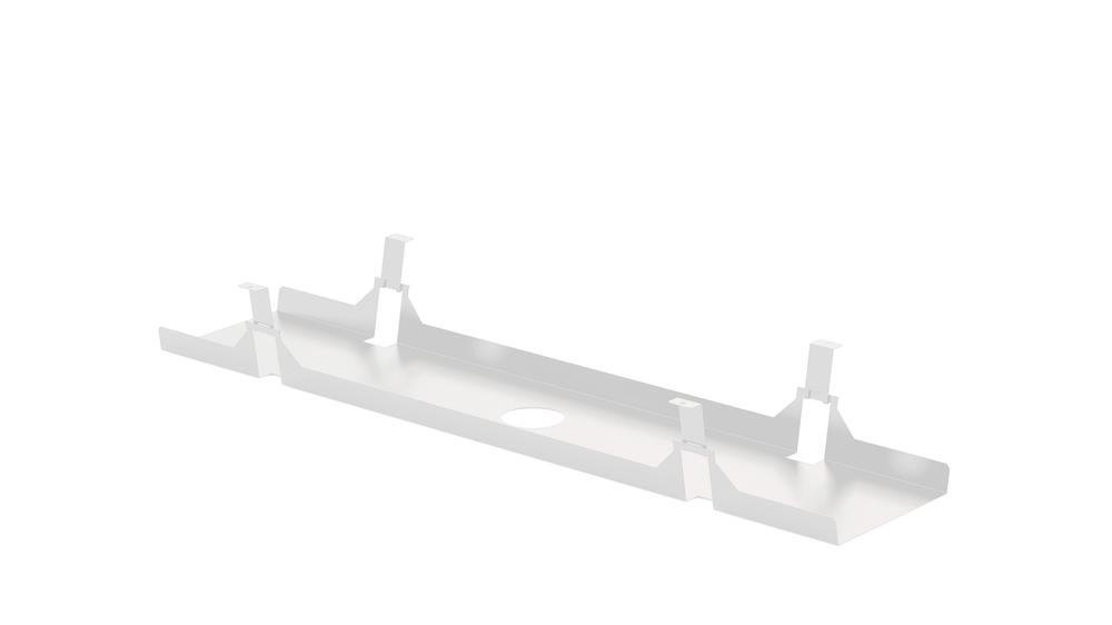 Kabelový kanál pro bench a duotable, 220×1100×135 mm, bílá