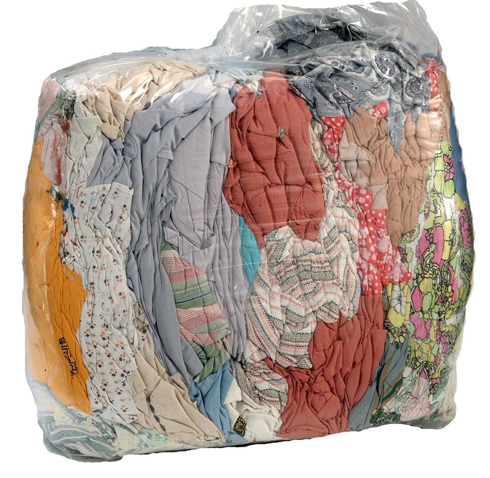 CXS hadry čisticí savé, lisovaný textil 10 kg barevný MIX