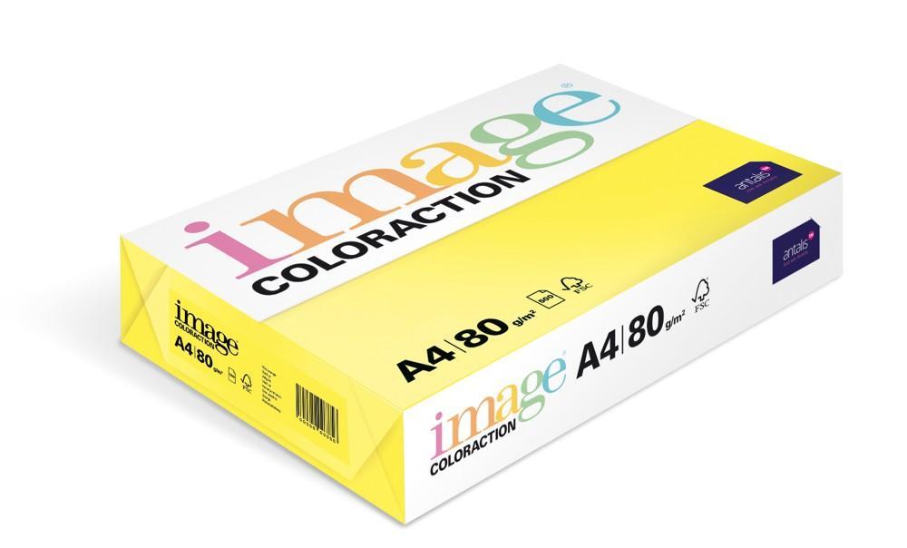 Coloraction papír kopírovací A4 80 g žlutá střední 500 listů