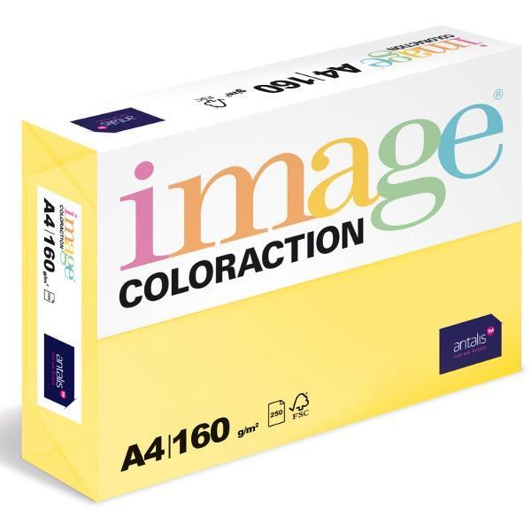 Coloraction papír kopírovací A4 160 g žlutá pastelová 250 listů
