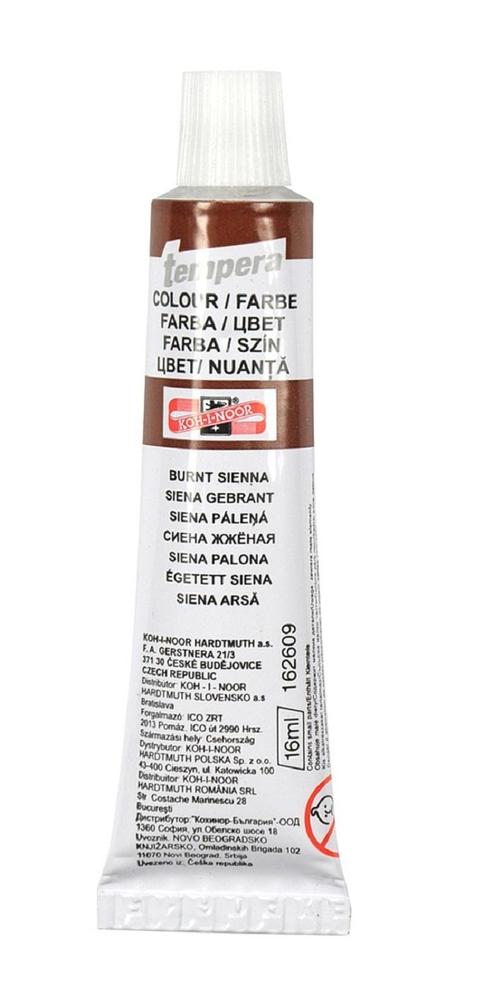 Koh-i-noor barva temperová tuba 16 ml - siena pálená (hnědá)