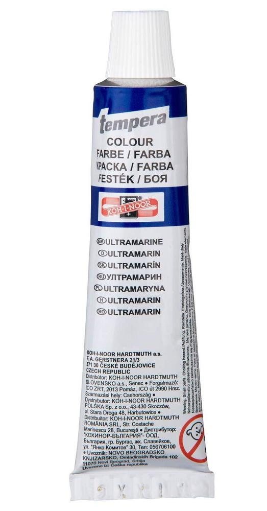 Koh-i-noor barva temperová tuba 16 ml - ultramarin světlý (světle modrá)
