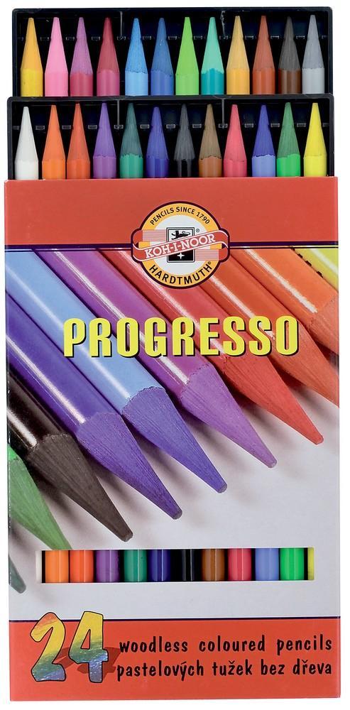 Koh-i-noor pastelky Progresso KIN 8758/24 v papírové krabičce