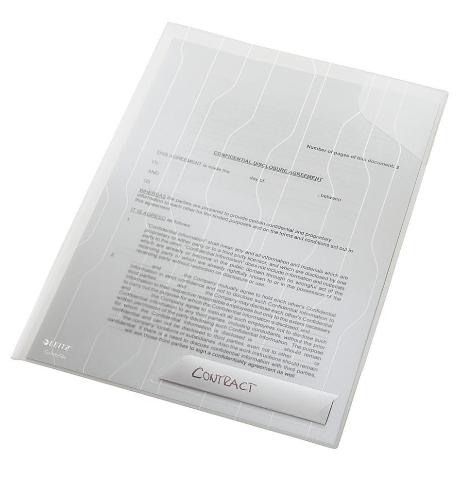 Leitz obal CombiFile závěsný pevný / 3 ks transparentní