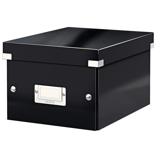 Leitz krabice CLICK & STORE WOW malá archivační, černá