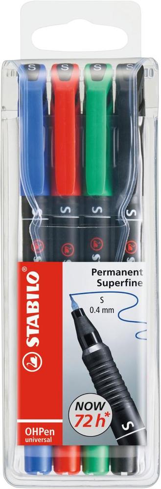 Popisovač Stabilo 841 S OHPen permanent sada 4 barev