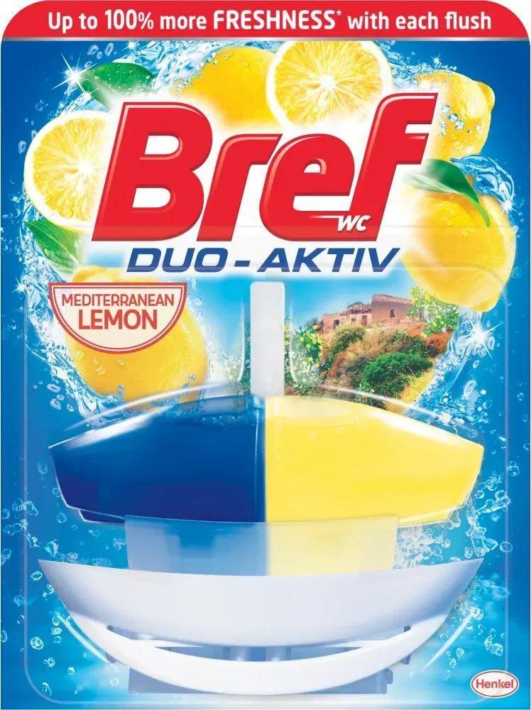 Bref WC Duo Aktiv Lime&Mint (Lemon) 50ml se závěsem
