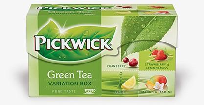 Zelený čaj Pickwick variace / 20 sáčků