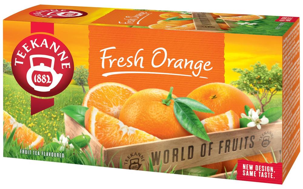 Ovocný čaj Teekanne Fresh Orange / 20 sáčků