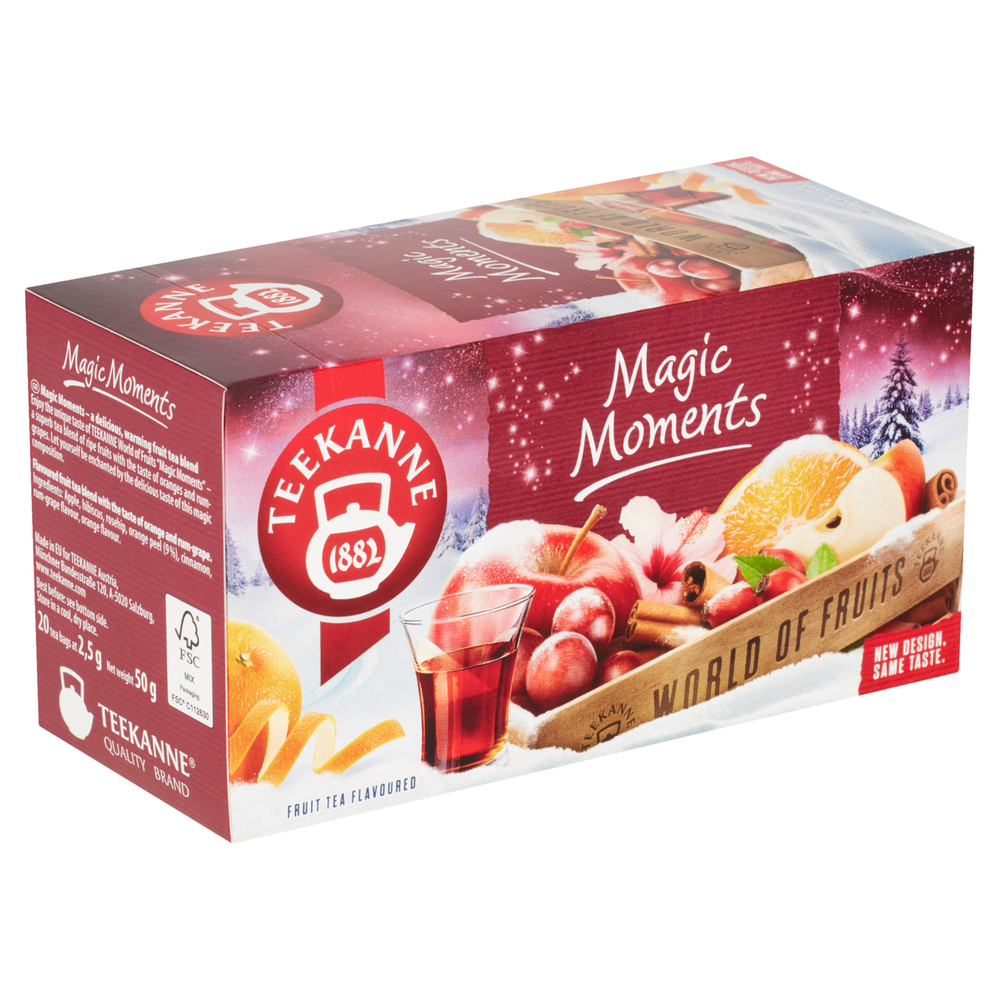 Ovocný čaj Teekanne Magic Moments (ovoce + Rum) / 20 sáčků