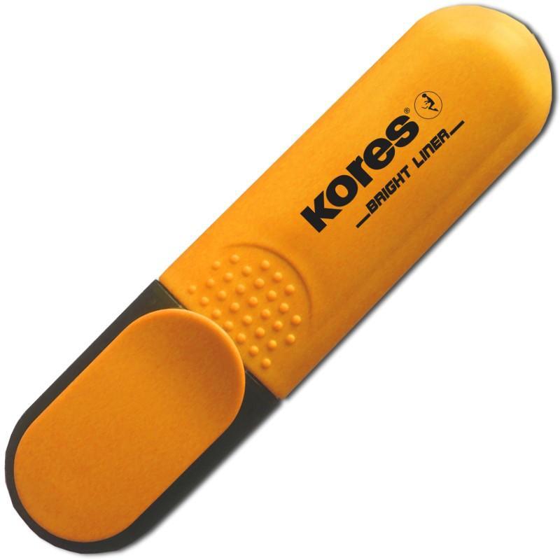 Kores zvýrazňovač plochý oranžový