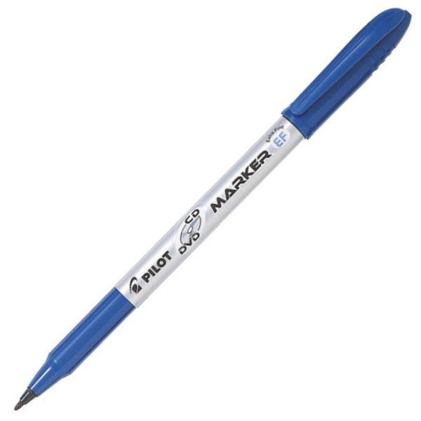 Pilot popisovač CD/DVD 4952 Begreen Permanent modrý