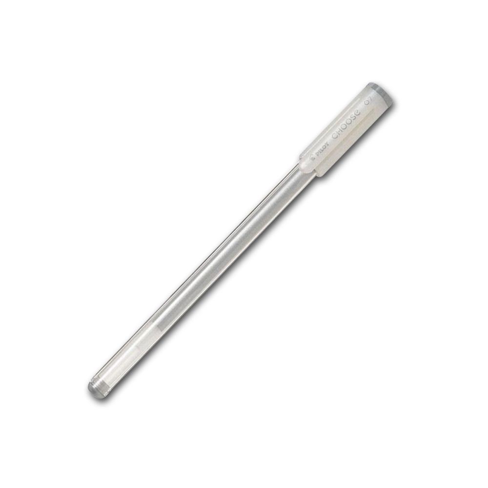 Pilot pero gelové 2936 CHOOSE stříbrné