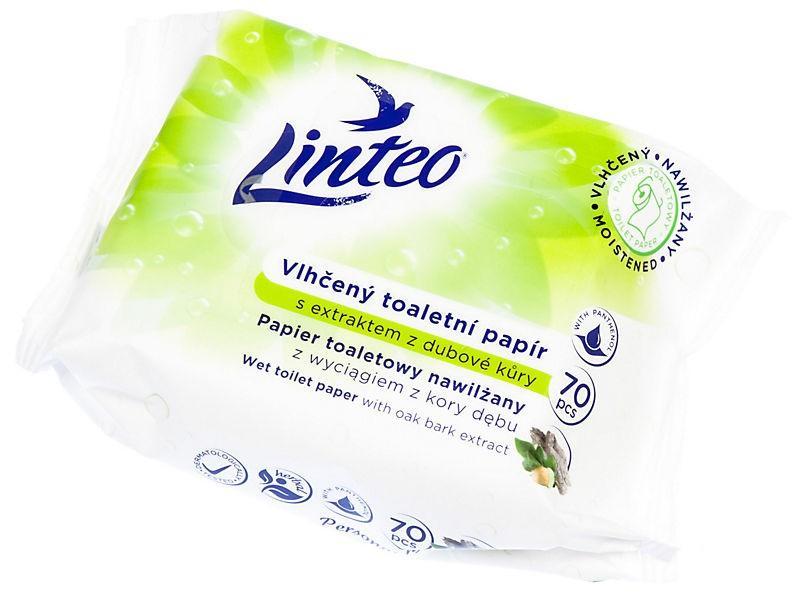 Vlhčený toaletní papír Linteo /dubová kůra 60ks