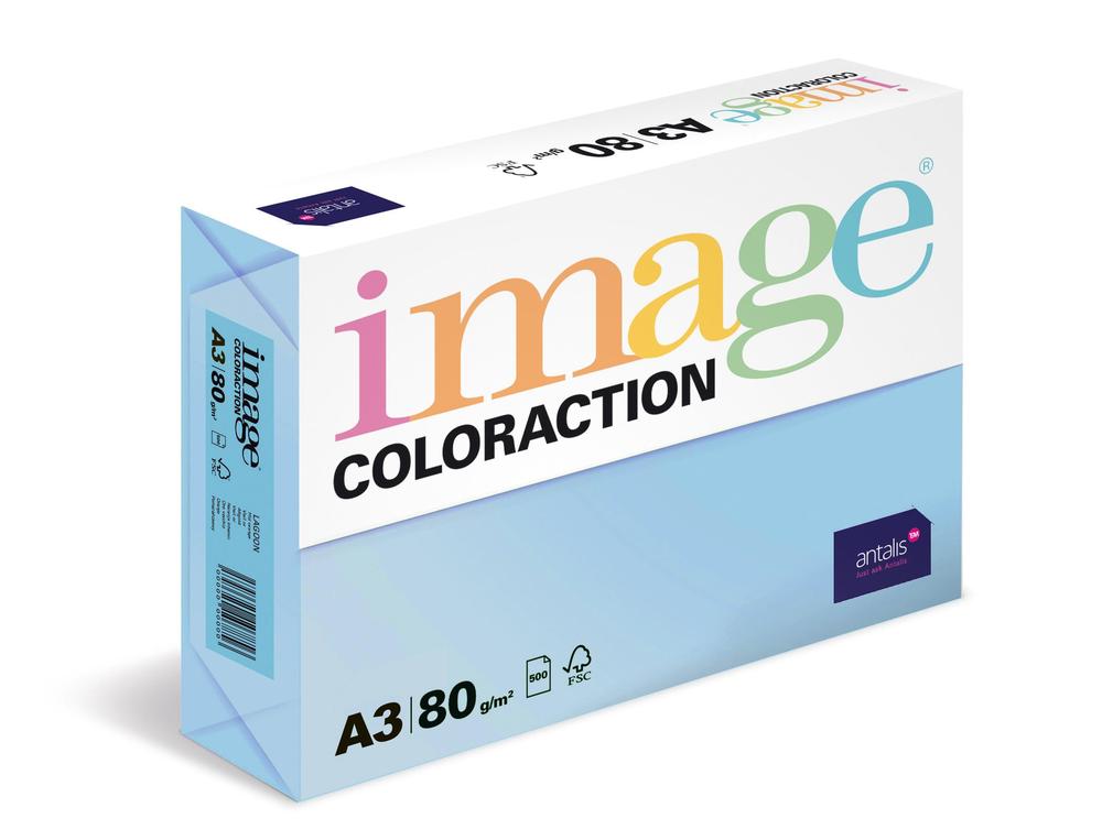 Coloraction papír kopírovací A3 80g modrá ledová 500 listů