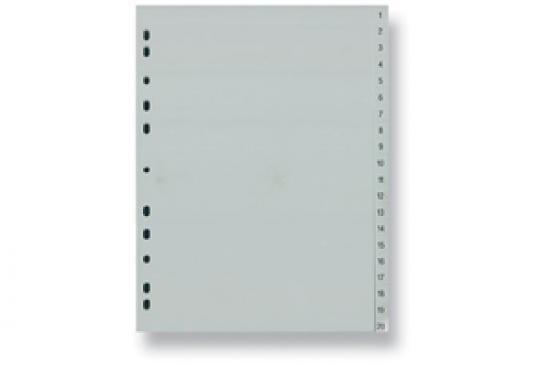 KARTON P+P rozdružovač plastový A4 číselný 1-31