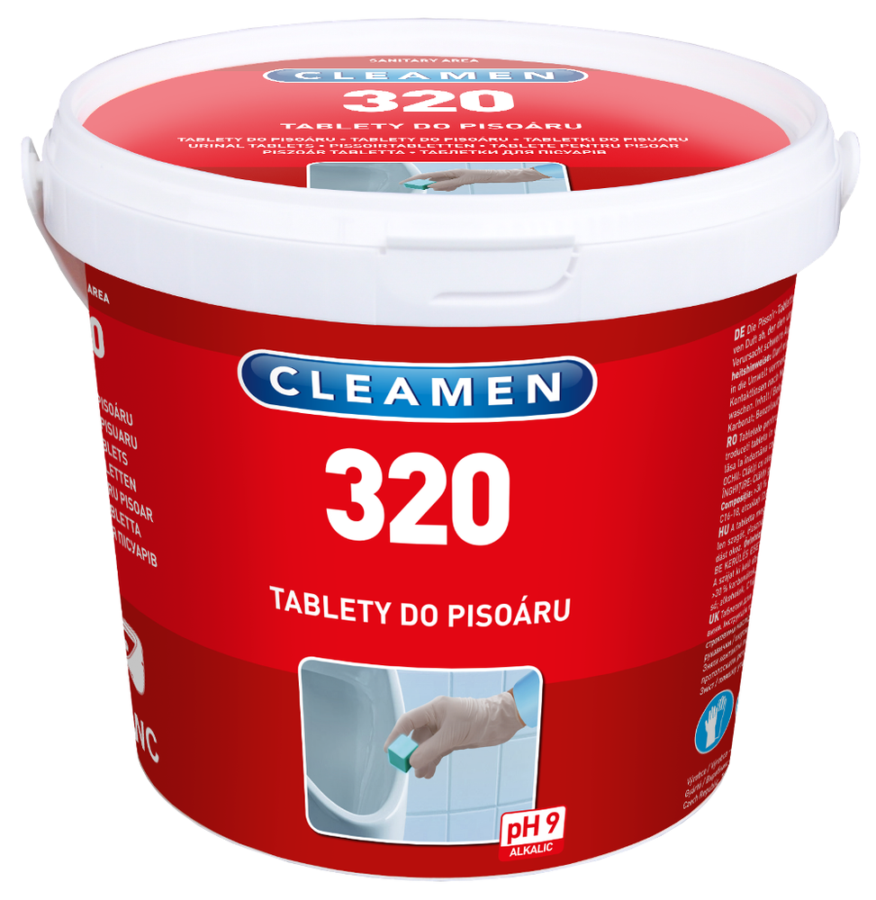 Cleamen 320 WC tablety do pisoáru 1,5 kg