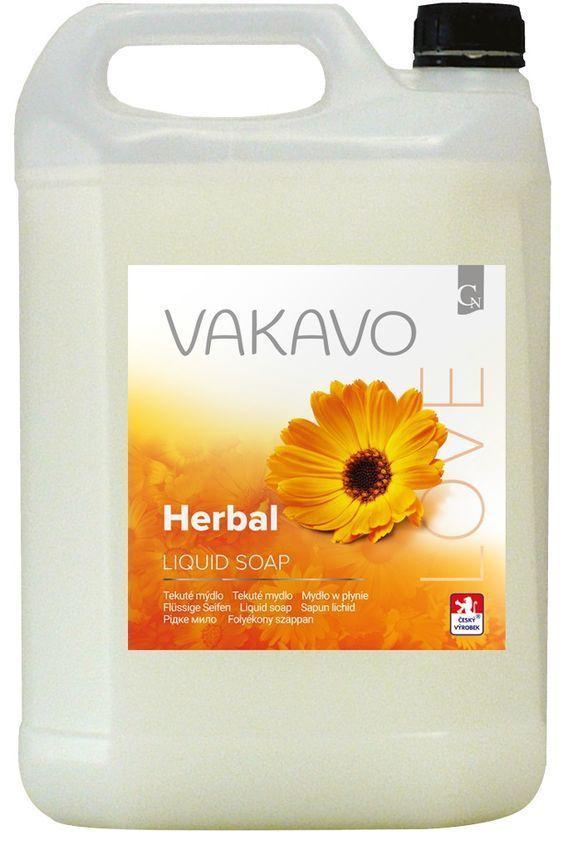 Mýdlo tekuté Vakavo 5 l herbal