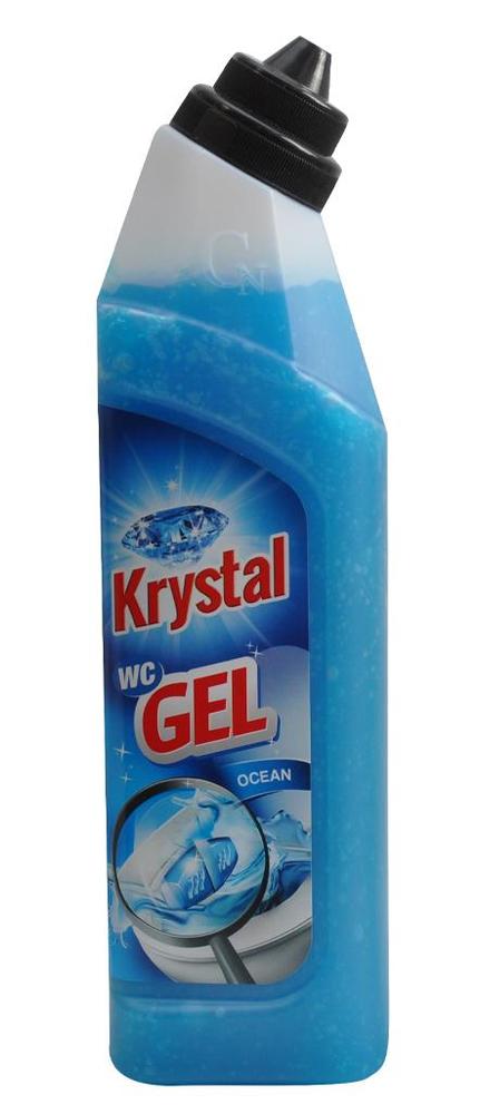 Krystal WC gel k plnění záv. košíčků 750 ml modrý