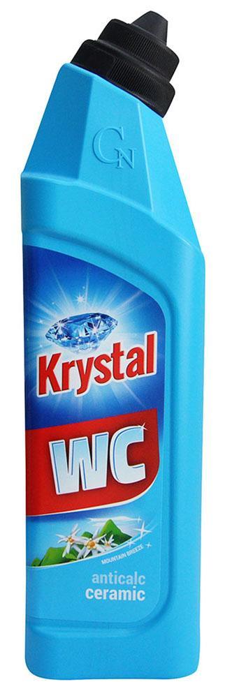 Krystal WC čistič na nerez a keramiku 750 ml modrý