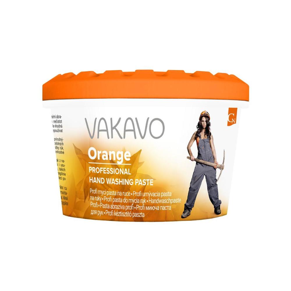 Vakavo mycí pasta 600 g oranžová