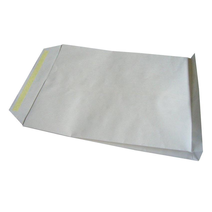 Poštovní taška s křížovým dnem B4, rec.250 x 353, samolepicí s KP 400 ks