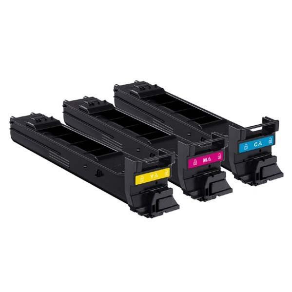 Toner Konica Minolta Magic Color 4690 sada (červená, modrá, žlutá)