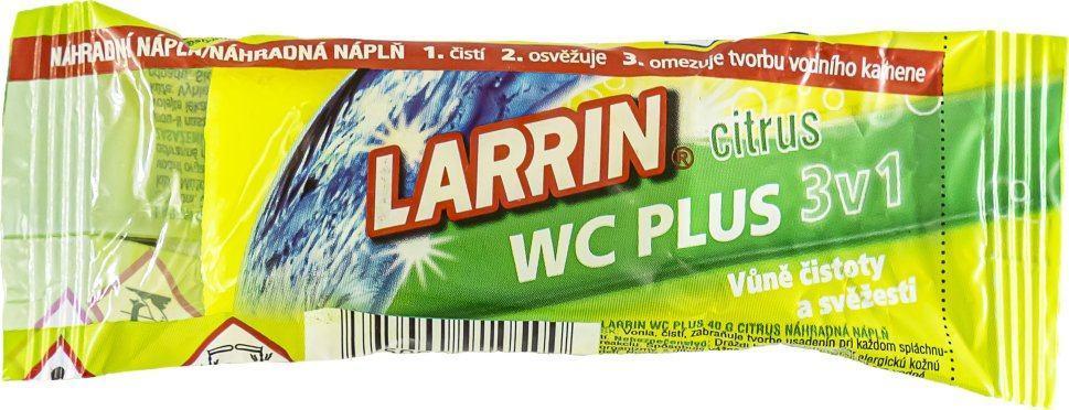 WC dezinfekce - náplň do závěsu Larrin plus 3v1 citrus fresh náplň