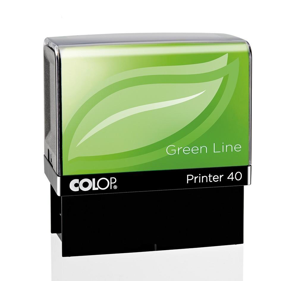 Colop razítko Printer 40 Green Line 23 x 59 mm