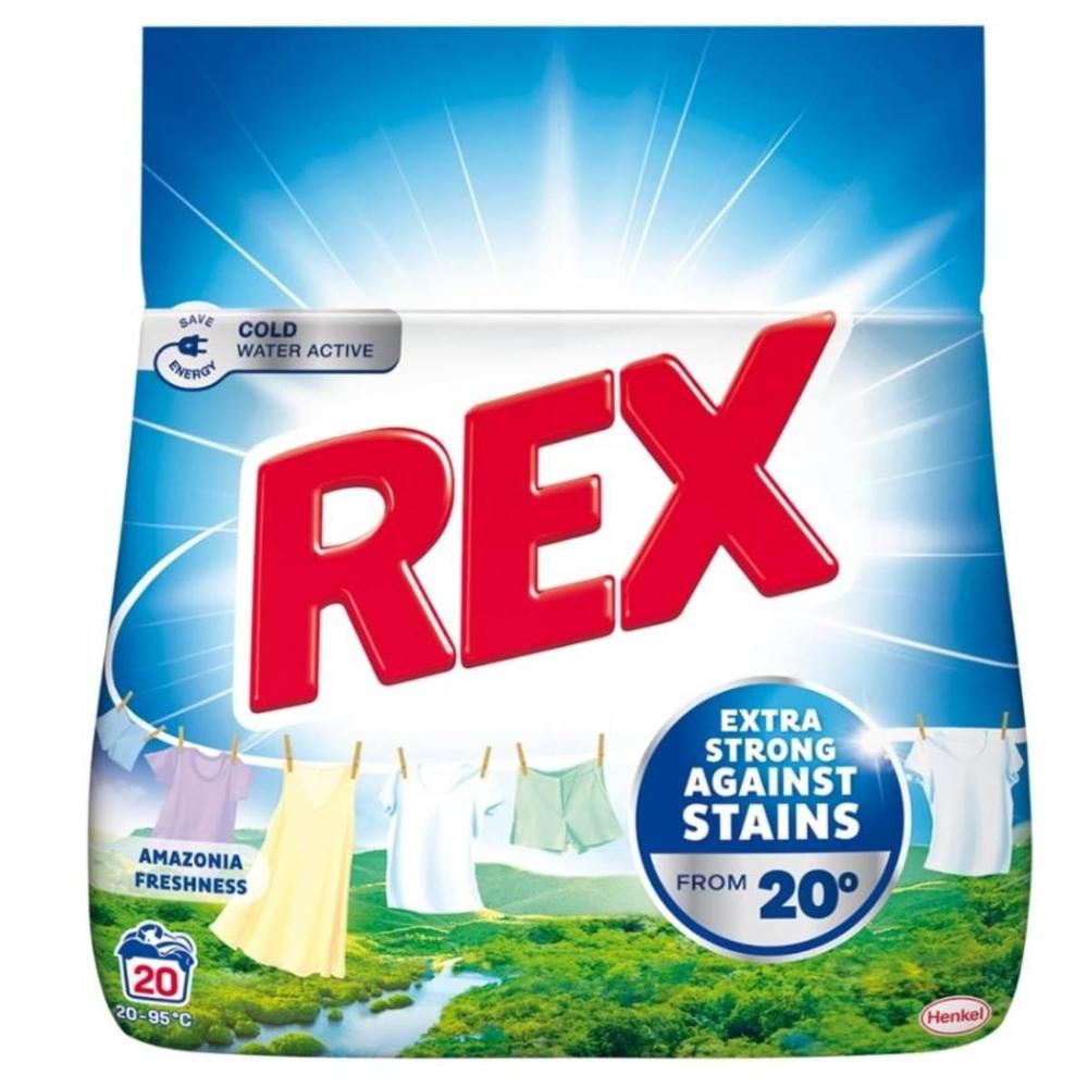 Prášek na praní Rex White 1,1 kg (20 PD)