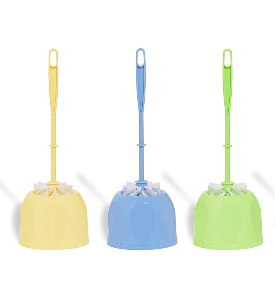 WC souprava štětka se stojánkem mix barev