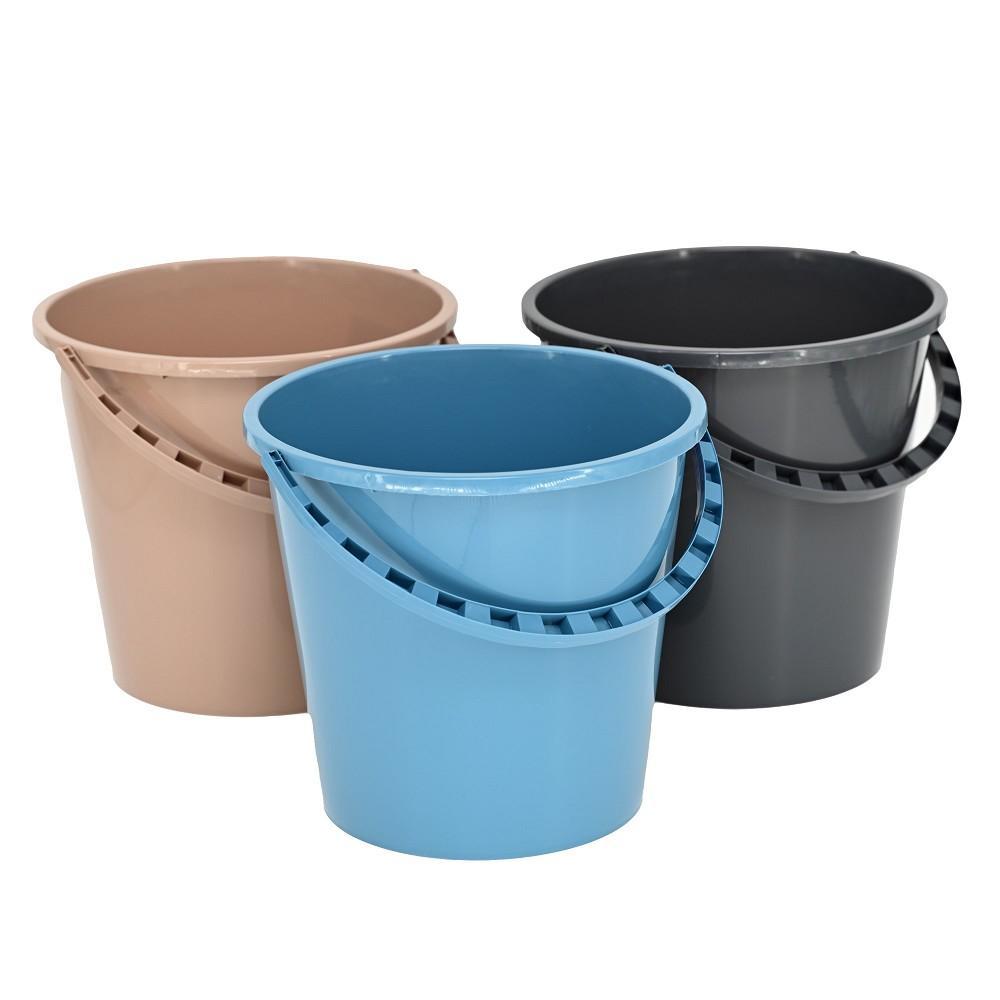 Vědro - kbelík plastový 10 l mix barev