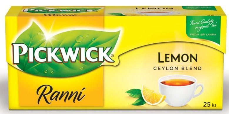 Černý čaj Pickwick ranní s citronem 35g