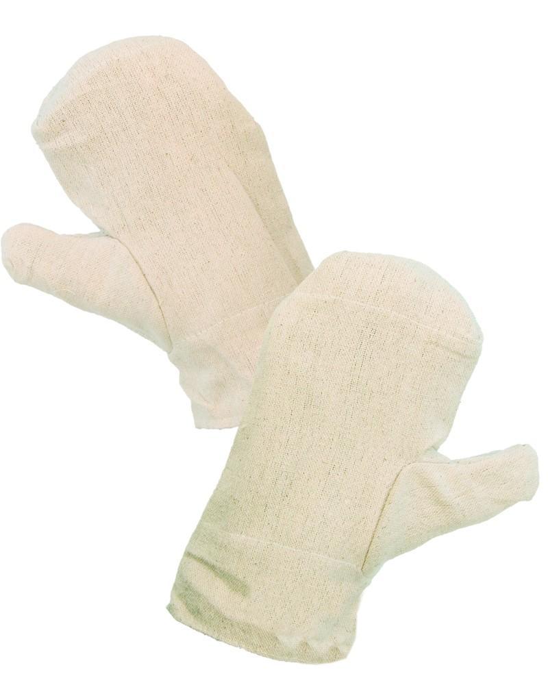 CXS rukavice DOLI, plátěné palčáky, zimní, bílé vel. 11