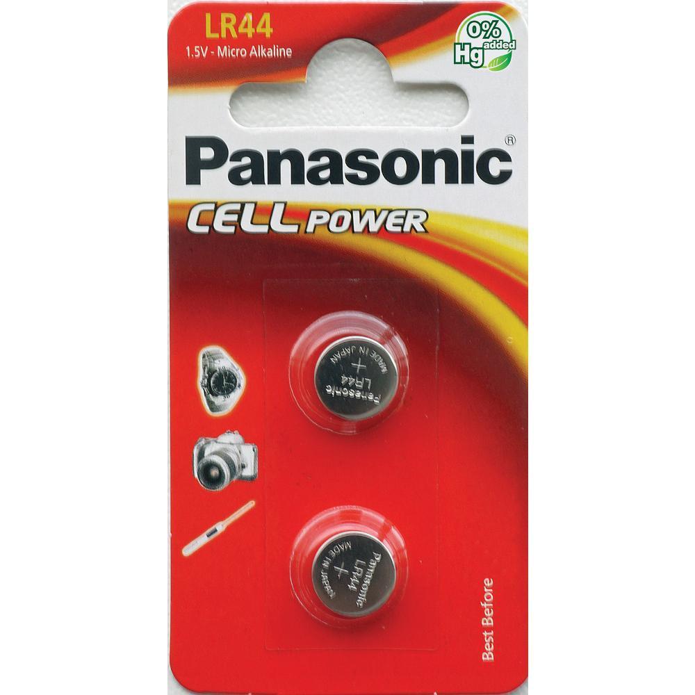 Baterie LR 44 W Panasonic A76/V13GA - 2 ks