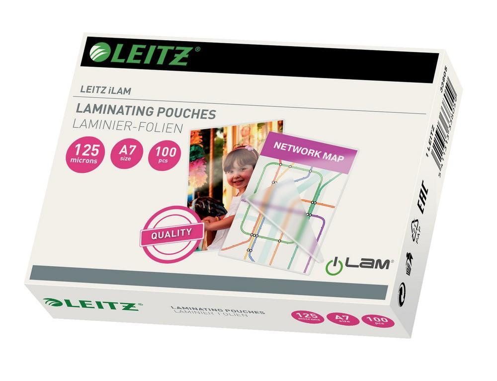 Leitz fólie laminovací A7, 125 mic / 100 ks