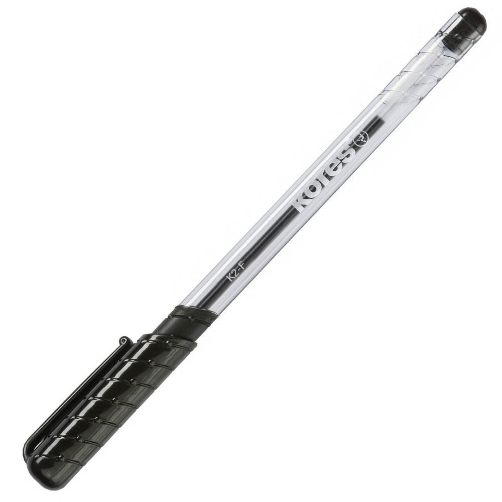 Kores pero kuličkové K2 trojhranné s gripem 0,7 mm, černé
