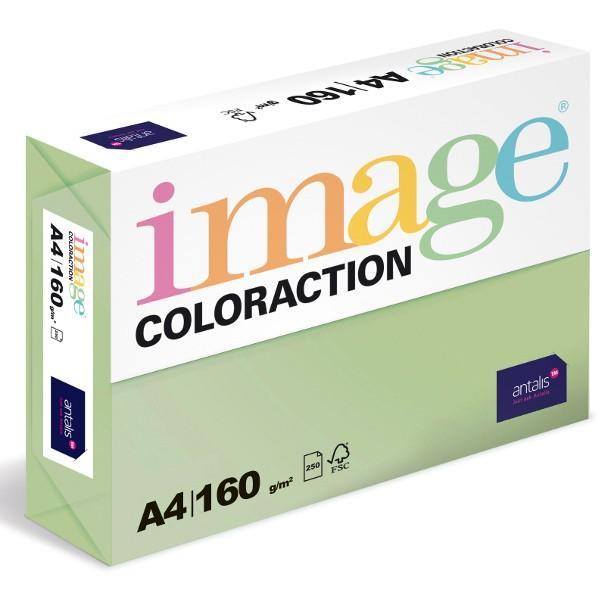 Coloraction papír kopírovací A4 160 g zelená pastelová 250 listů