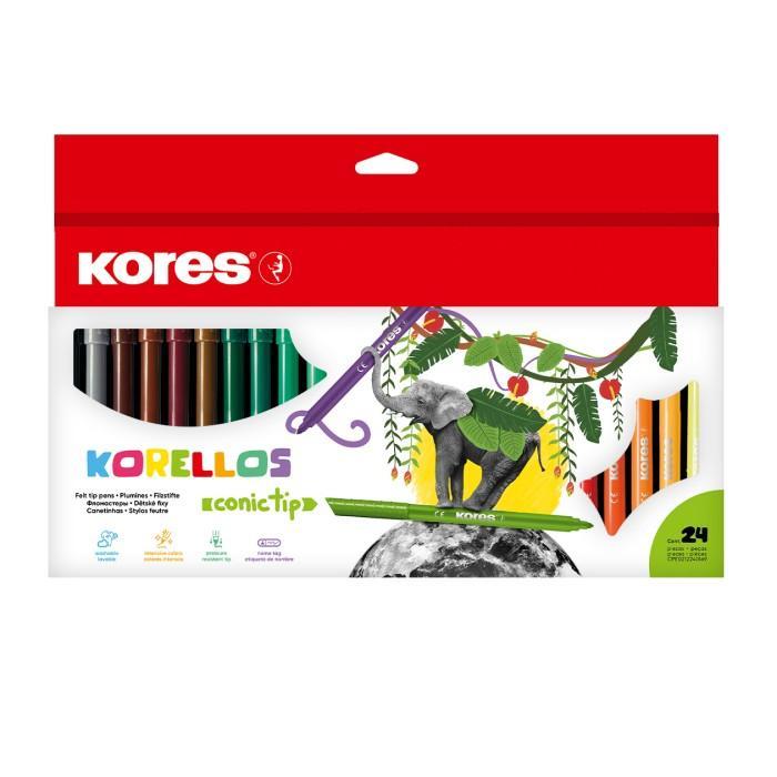 Kores popisovač dětský Korellos silný hrot 24 ks
