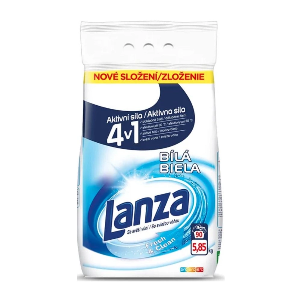 Prášek na praní Lanza White 5,85kg (90PD)